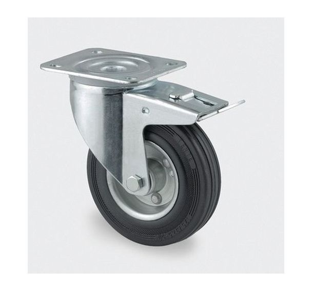 Roulette acier pivotante - F:140 à 1000 Kgs - Série 3470 - TENTE