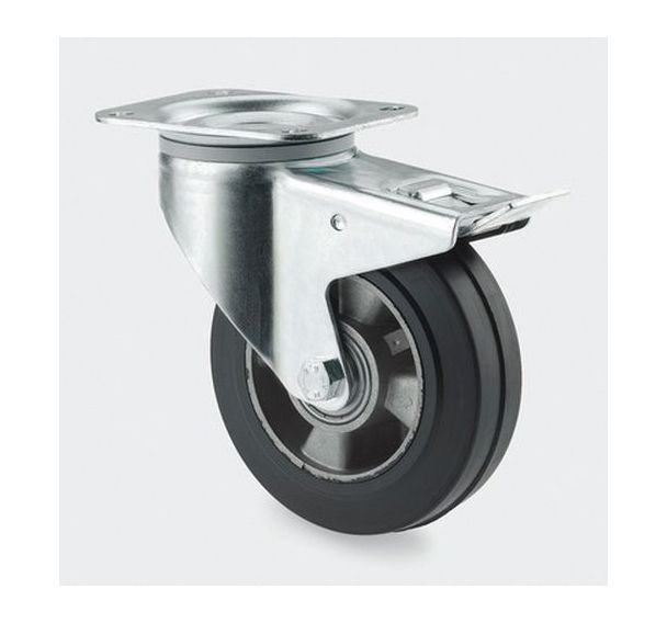 Roulette aluminium pivotante - F:140 à 1000 Kgs - Série 3470 - TENTE