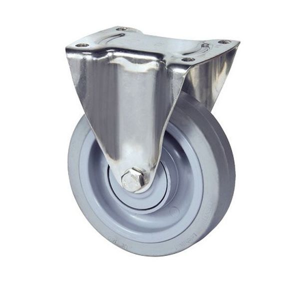 Roulette fixe à platine - Capacité 300 et 400 kg