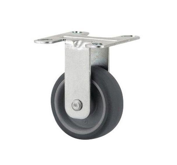 Roulette fixe à platine - Capacité 40 kg