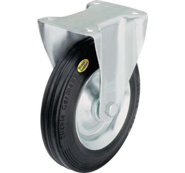 Roulette fixe à platine - Charge 100 à 450 kg