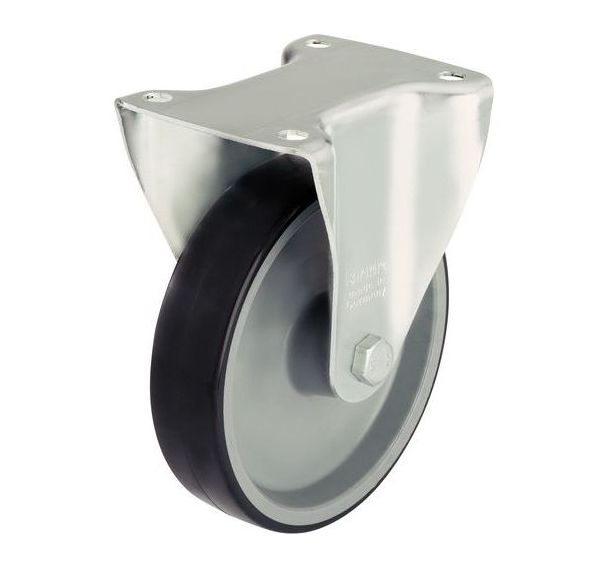 Roulette fixe à platine - Charge 125 à 300 kg