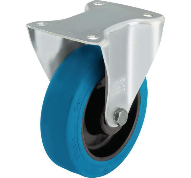 Roulette fixe à platine - Charge 150 à 300 kg