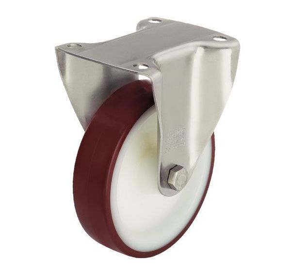 Roulette fixe à platine - Charge 150 à 400 kg