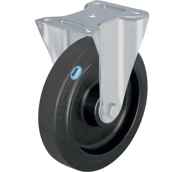 Roulette fixe à platine - Charge 170 à 400 kg