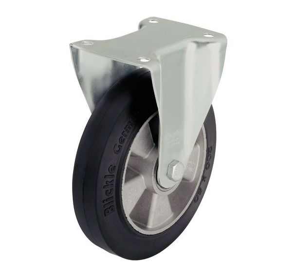 Roulette fixe à platine - Charge 180 à 400 kg
