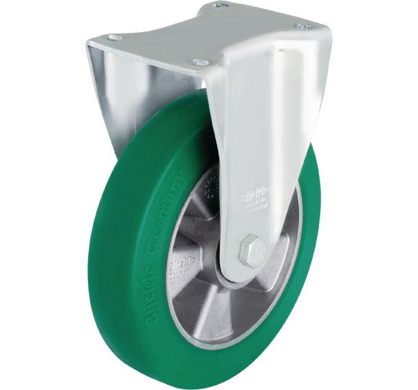 Roulette fixe à platine - Charge 250 à 600 kg