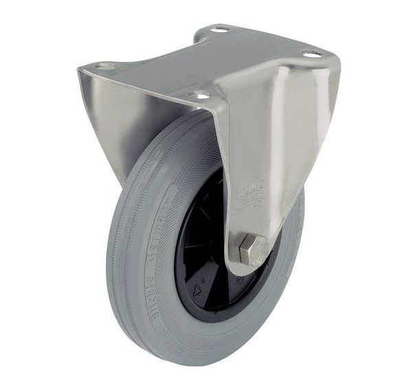 Roulette fixe à platine - Charge 50 à 205 kg
