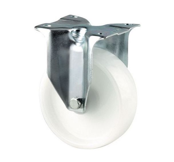Roulette fixe à platine - Force 350 kg maxi