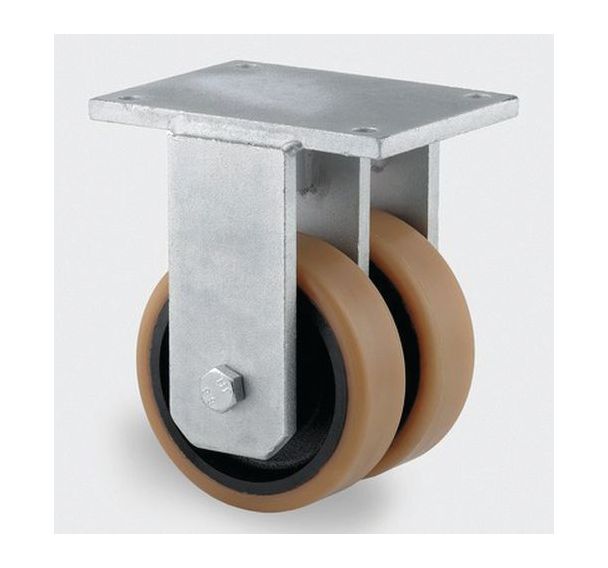 Roulette fonte fixe - F:1800 à 15000 Kgs - Série 9950 - TENTE