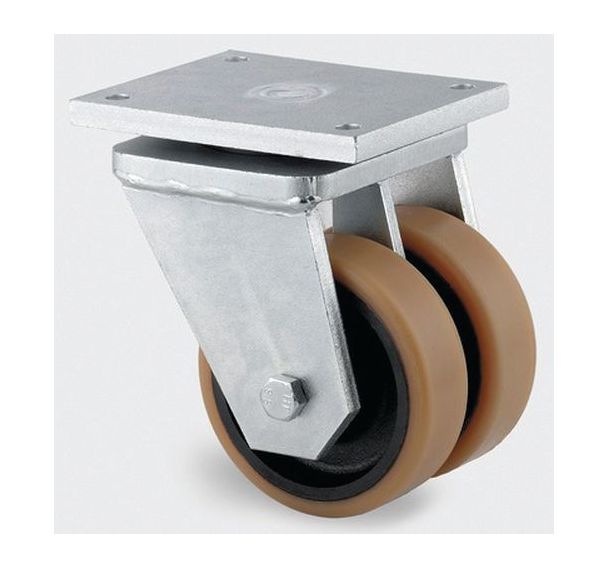 Roulette fonte pivotante - F:1800 à 15000 Kgs - Série 9950 - TENTE