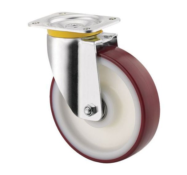 Roulette pivotante Zeta fixation automatique 180° - TENTE