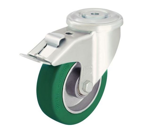 Roulette pivotante à œil - Charge 250 kg