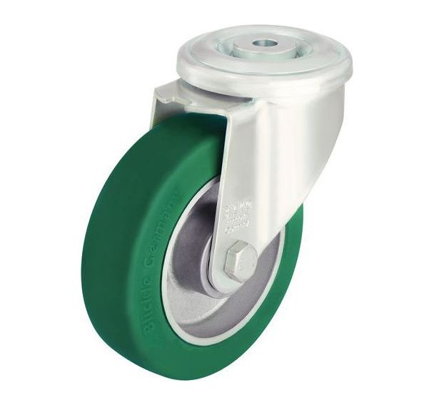 Roulette pivotante à œil - Charge 250 kg