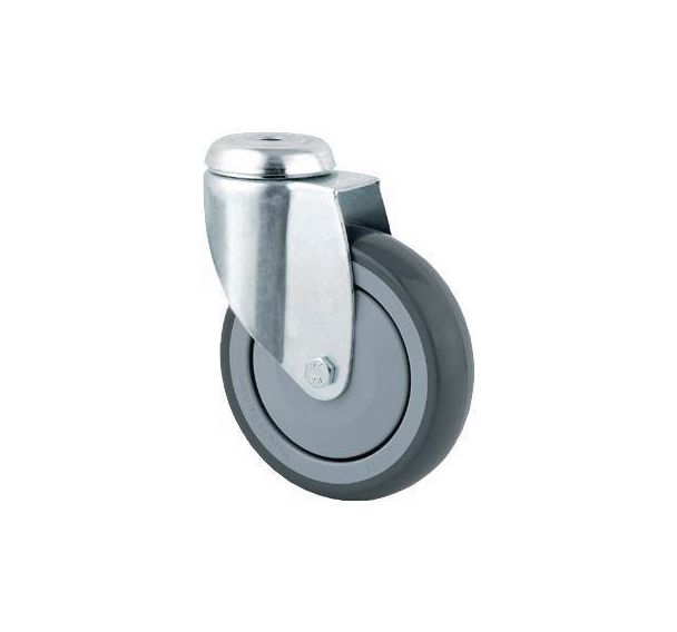 Roulette pivotante à oeil - Force 40 à 100 kg