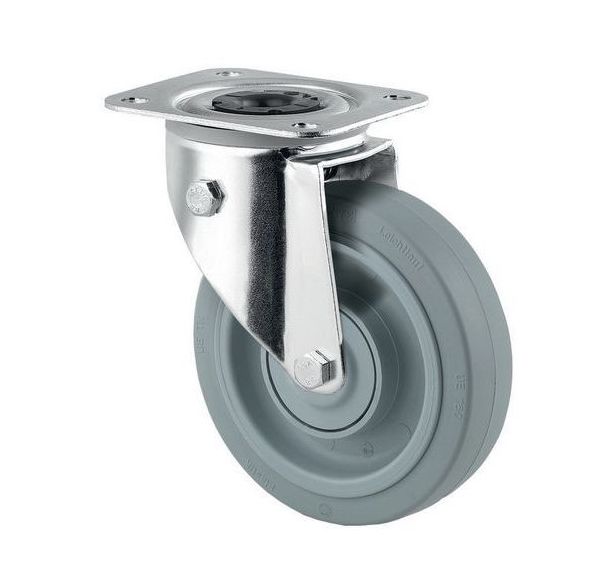 Roulette pivotante à platine - Capacité 250 kg