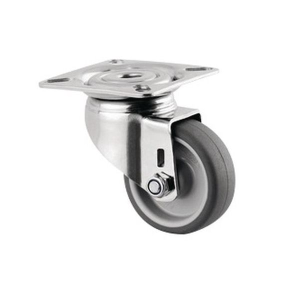 Roulette pivotante à platine - Capacité 40 kg
