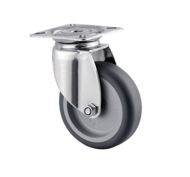 Roulette pivotante à platine - Capacité 60 kg