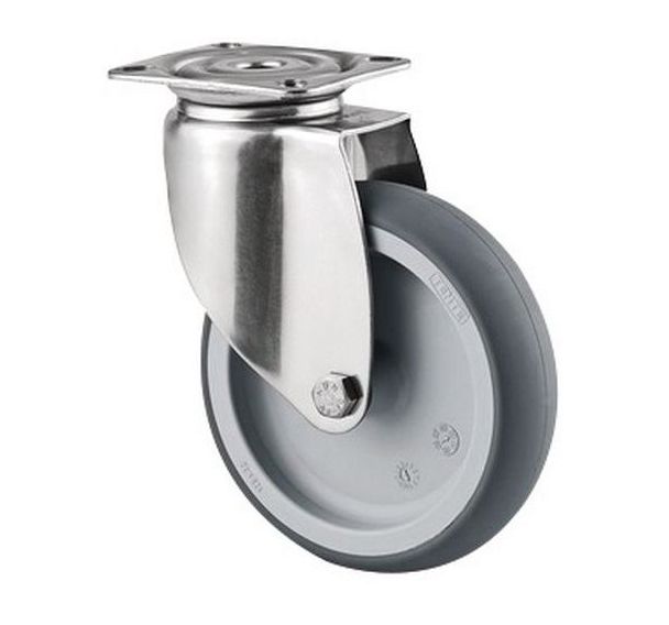 Roulette pivotante à platine - Capacité 80 kg