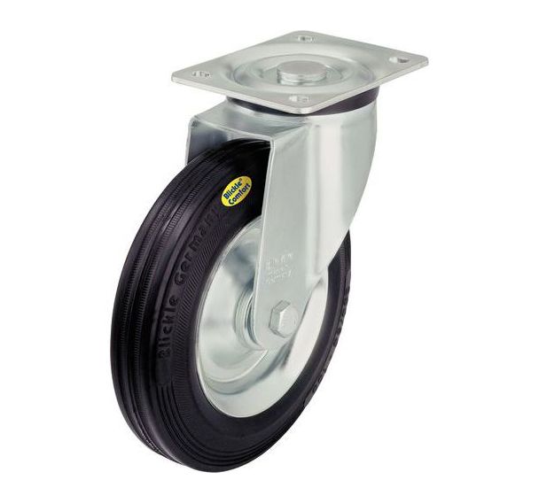 Roulette pivotante à platine - Charge 100 à 600 kg
