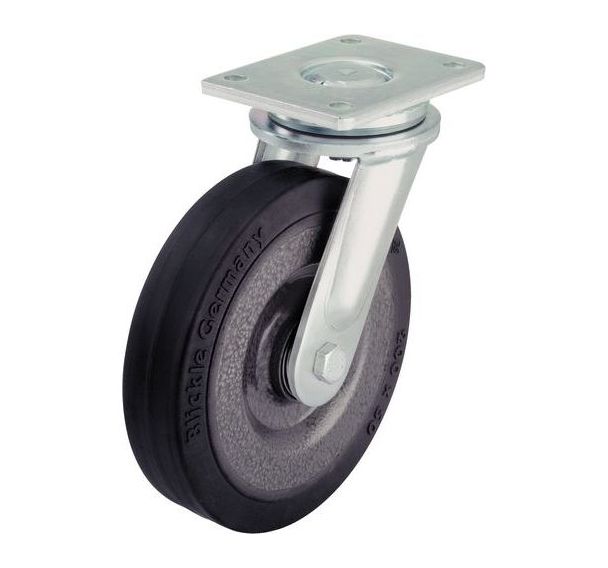 Roulette pivotante à platine - Charge 180 à 1 150 kg