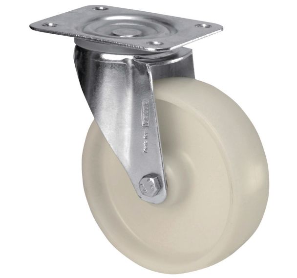 Roulette pivotante à platine - Force 150 à 300 kg