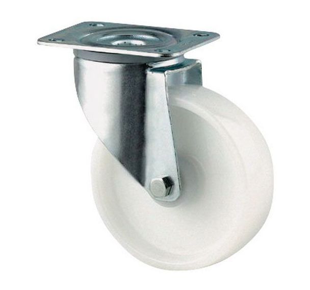 Roulette pivotante à platine - Force 200 à 400 kg