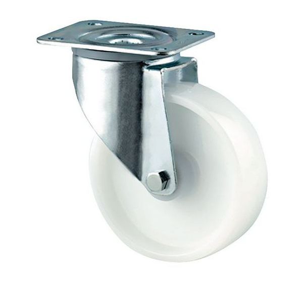 Roulette pivotante à platine - Force 350 kg maxi