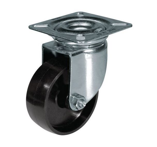 Roulette pivotante à platine - Force 40 à 200 kg