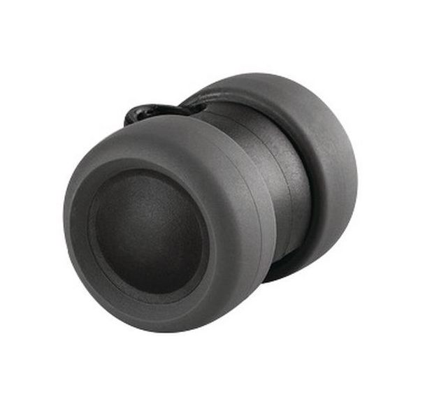 Roulette pivotante à trou central et frein - Capacité 40 kg