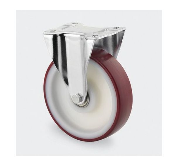Roulette polyamide fixe - F:600 à 1600 Kgs - Série 4680 - TENTE