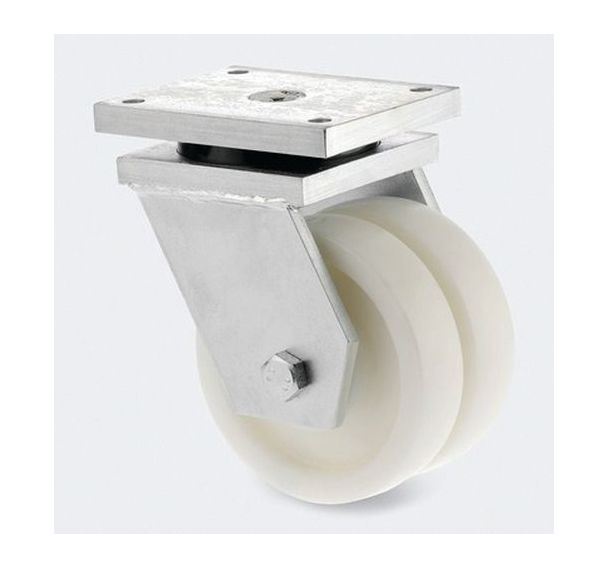 Roulette polyamide pivotante - F:1800 à 15000 Kgs - S. 9950 - TENTE