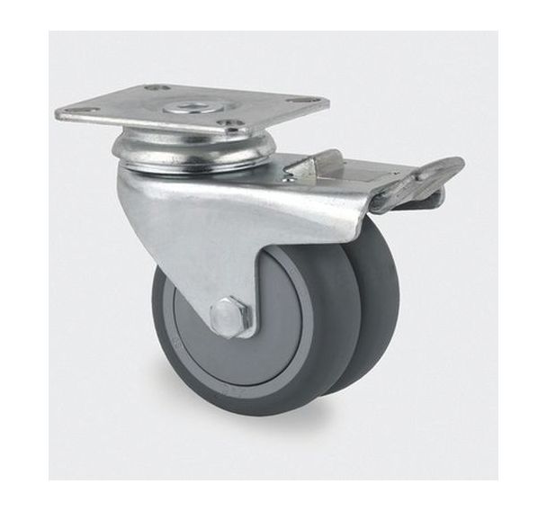 Roulette polypropylène pivotante - F:140 à 200 Kgs - S. 2970 - TENTE