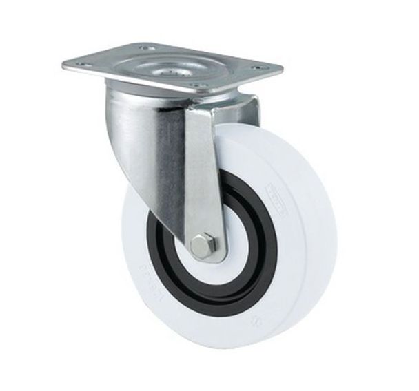 Roulette sandwich pivotante - À platine - Forces 160 et 200 kg