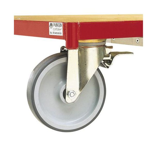 Roulettes Confort pour chariots force 500 kg