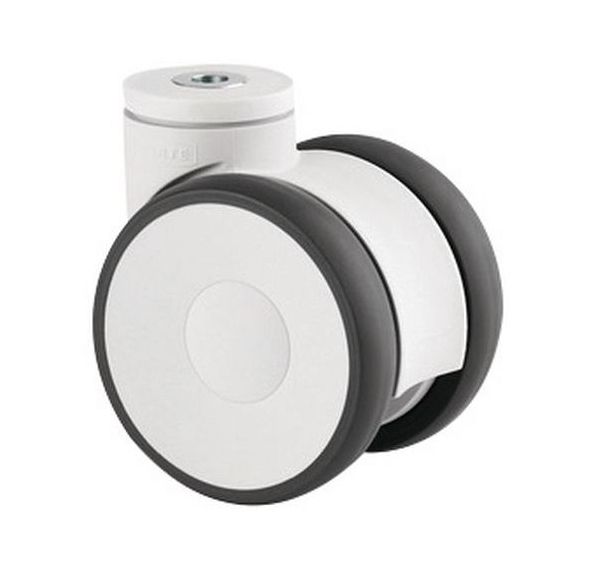 Roulettes pivotante à oeil pour meuble - Capacité 110 kg