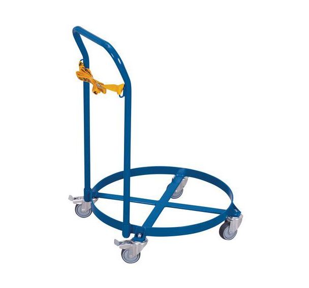 Rouleur pour fûts avec arceau - Capacité 250 Kg