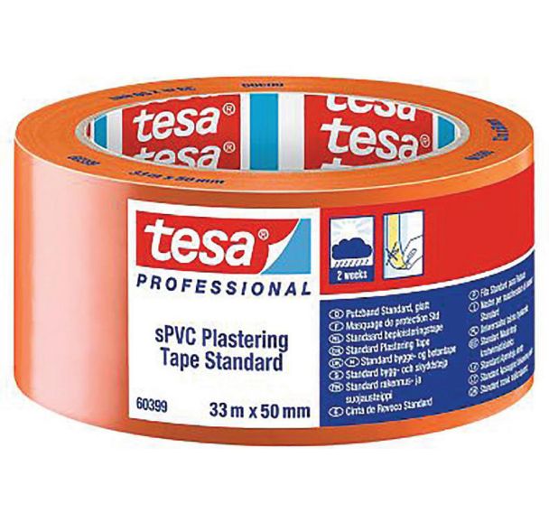 Ruban PVC orange standard 50 mm x 33 m - Tesa 60399
