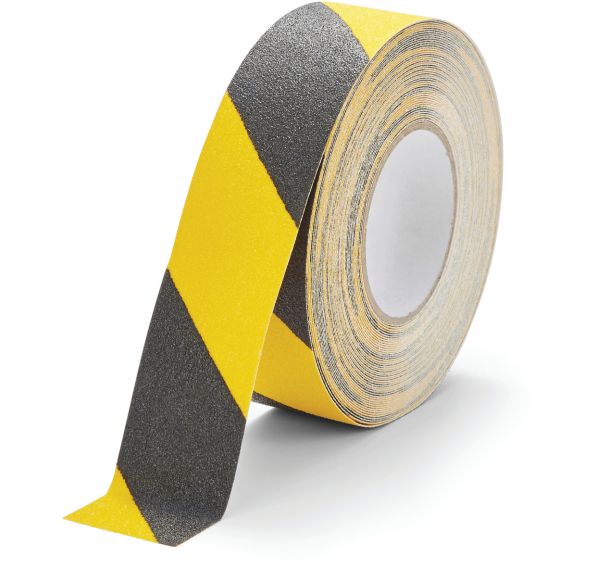 Ruban adhésif antidérapant - Jaune/Noir - 50mm x 18,3m