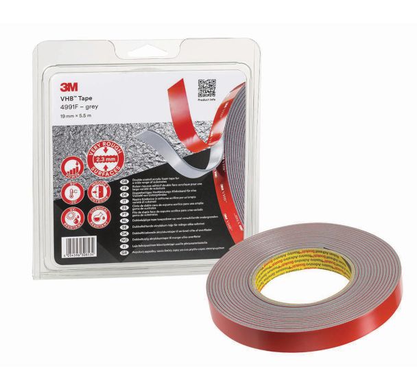 Ruban adhésif mousse acrylique double face VHB - 4991F - 3M