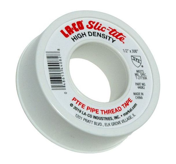 Ruban d'étanchéité au PTFE haute densité - Slic Tite Tape - Laco