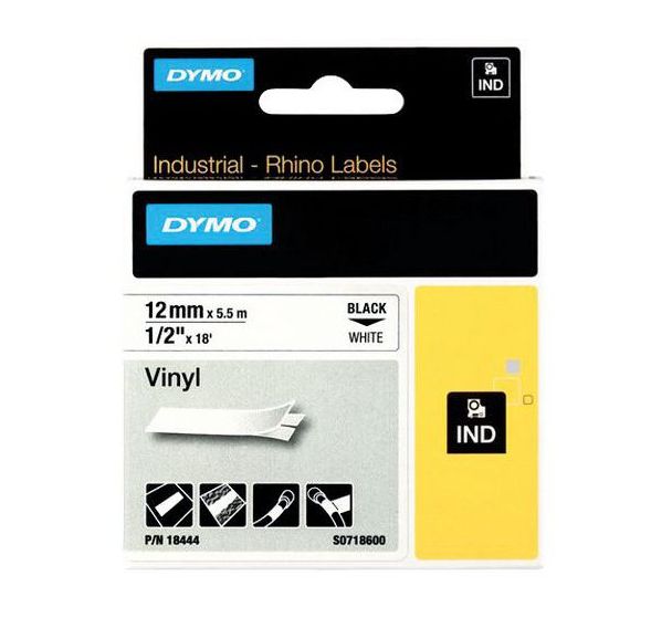 Ruban étiquette Industrielle Rhino Vinyle Auto-adhésive – Dymo