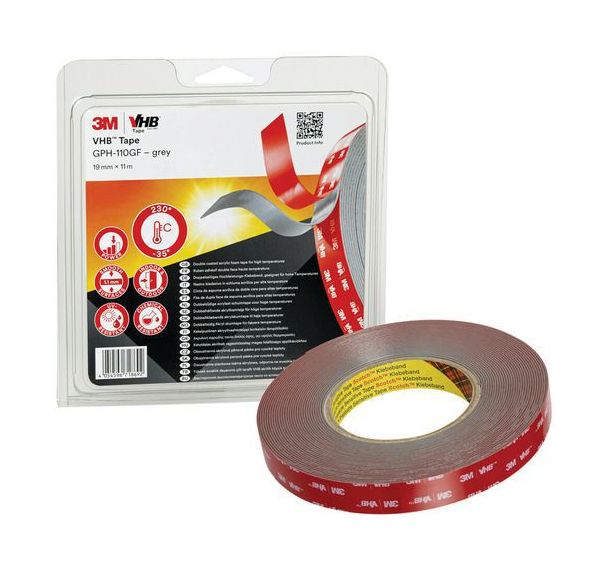 Ruban mousse adhésif double face - VHB™ GPH-110GF - 3M™