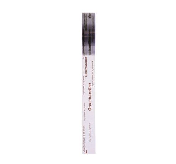 Ruban pvc chocolat L 100m hauteur 45mm