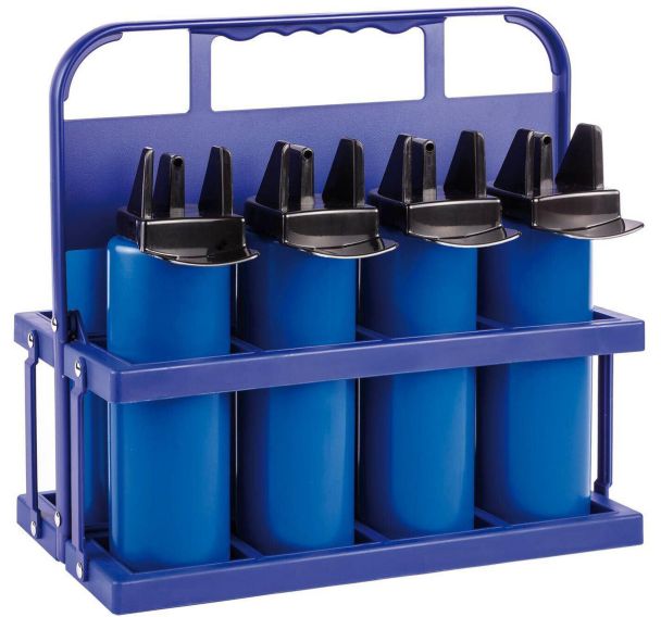 Set porte-bidons bottle crate hyg casalsport 8 bidons+panier