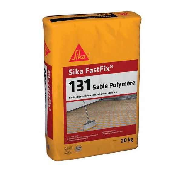 Sable polymère pour joint de pavé et dalle FastFix 131 -Sika