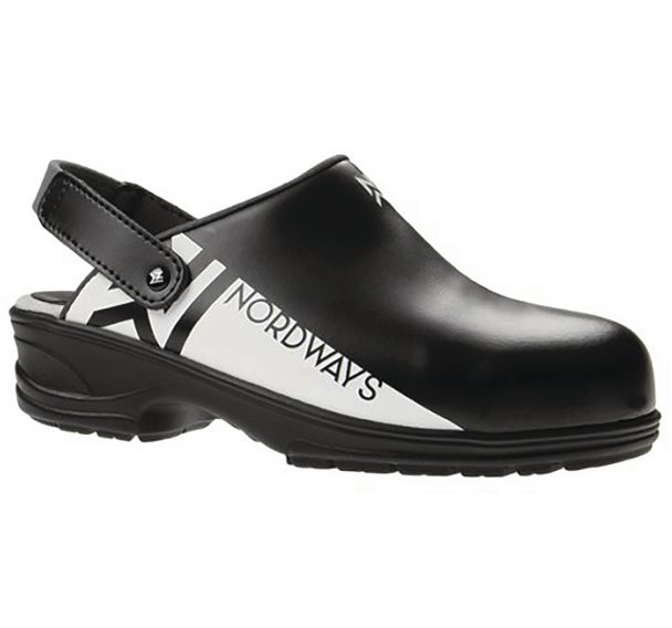Sabot de sécurité en cuir noir Bjornson SRC - Nordways