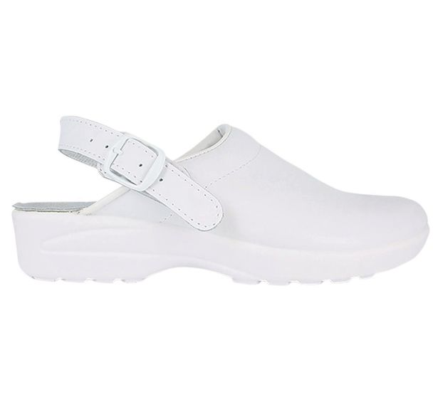 Sabot de travail en cuir OB EA SRC blanc Mado - Nordways