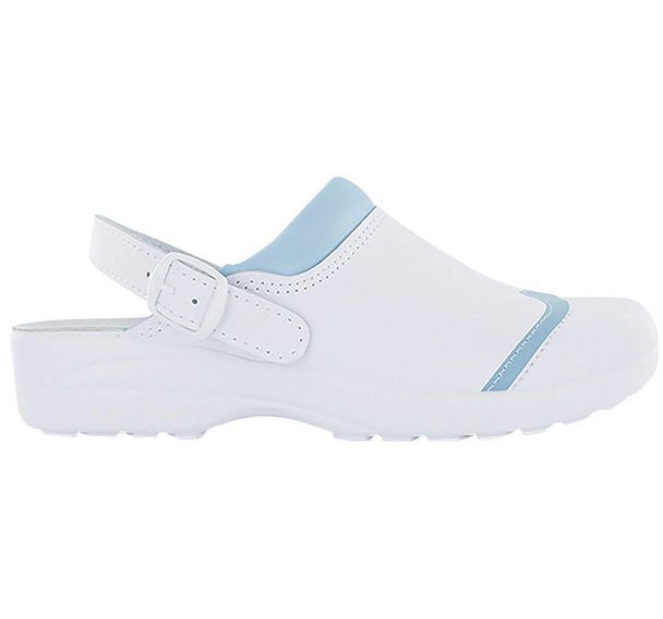 Sabot de travail en cuir OB EA SRC bleu Mado - Nordways