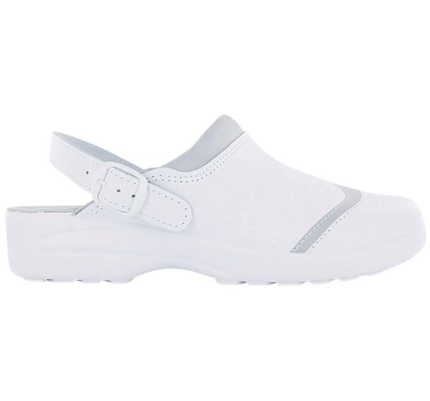 Sabot de travail en cuir OB EA SRC gris Mado - Nordways